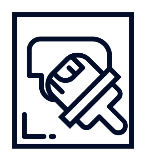 Icon of a headset and microphone setup.